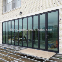 American standard main entrance doors design thermal break aluminum bifolding door from Doorwin